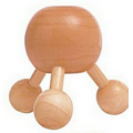 Three Legged Wooden Ball Massager